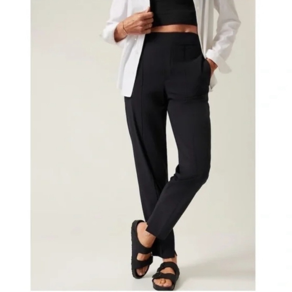Athleta Brooklyn Heights High Rise Pant Black Size 8